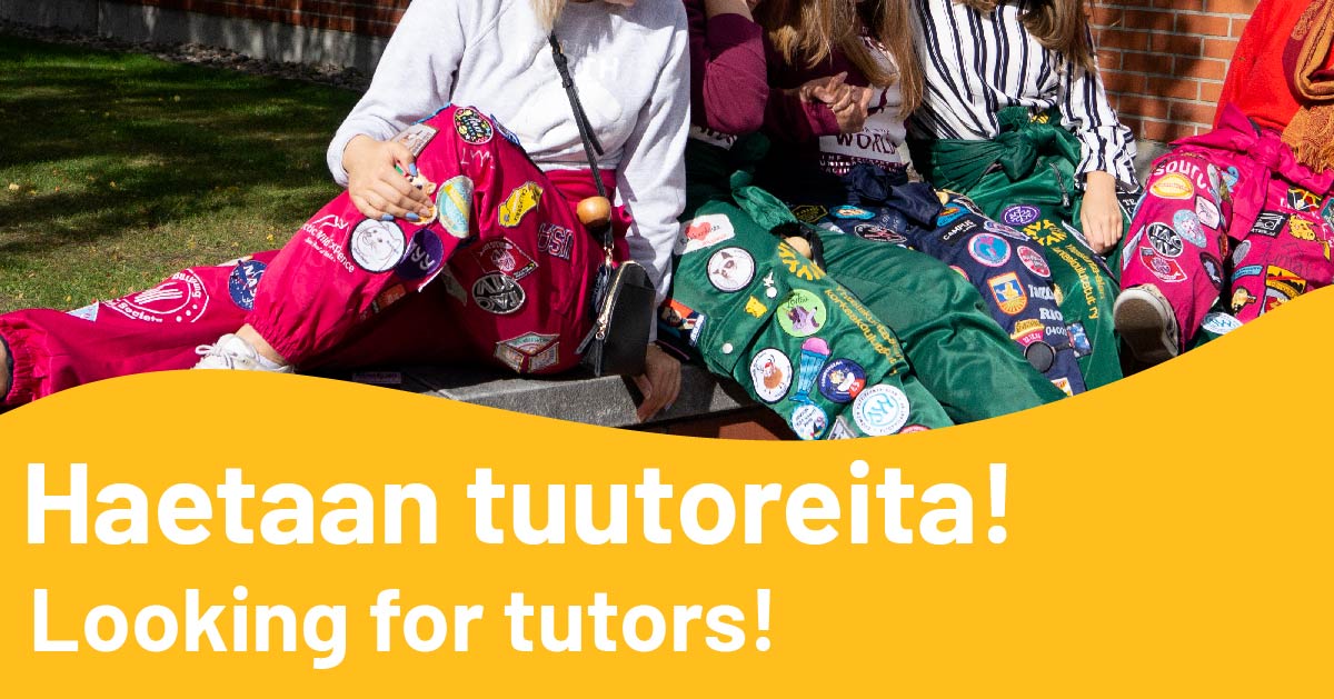 Haetaan tuutoreita!