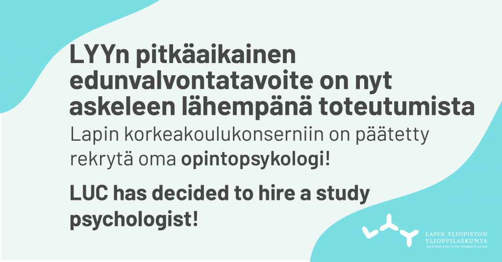 Opintopsykologi Lapin yliopistoon